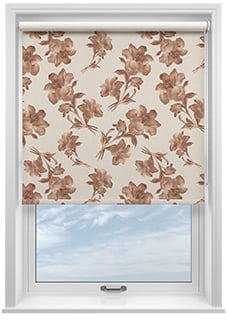 Ted Baker Midnight Garden, Terracotta - Twist&Fit Roller Blind